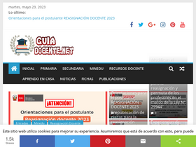 'guiadocente.net' screenshot