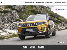 'suzuki.hu' screenshot