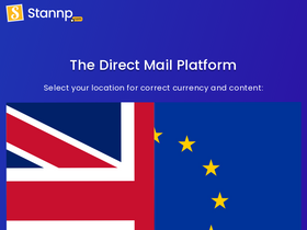 'stannp.com' screenshot