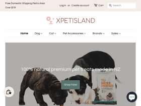 xpetisland.com.au homepage screenshot