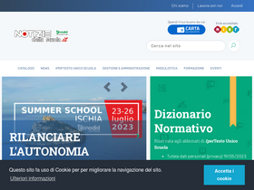 'notiziedellascuola.it' screenshot