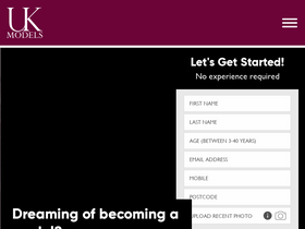 'ukmodels.co.uk' screenshot