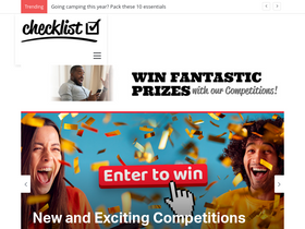 'checklists.co.uk' screenshot
