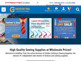 'goldstartool.com' screenshot