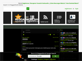 'reggaeworldcrew.net' screenshot