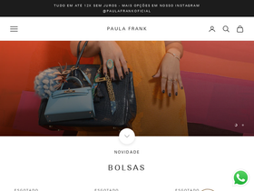 paulafrank.com.br homepage screenshot