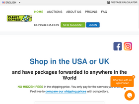 'planetexpress.com' screenshot