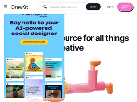 'drawkit.com' screenshot