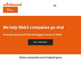 'coinbound.io' screenshot