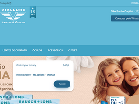 'viallure.com.br' screenshot
