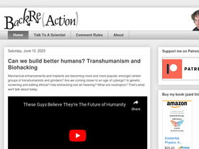 'backreaction.blogspot.com' screenshot