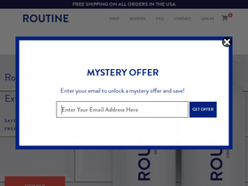 'routinecos.com' screenshot