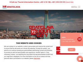 'visitbratislava.com' screenshot