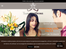 'templodelmasaje.com' screenshot