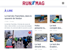 'runmag.fr' screenshot