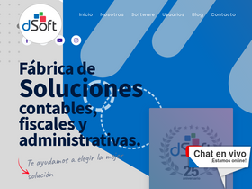 'dsoft.mx' screenshot