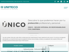 'unitecoprofesional.es' screenshot