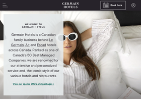 'germainhotels.com' screenshot