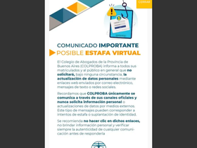 'colproba.org.ar' screenshot