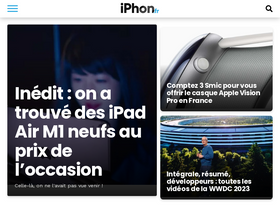 'iphon.fr' screenshot