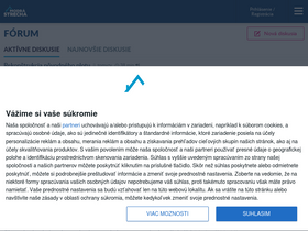 'modrastrecha.sk' screenshot