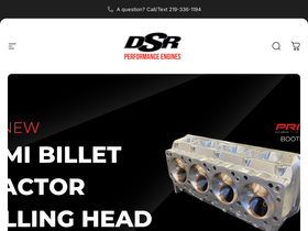 dsrperformance.com homepage screenshot