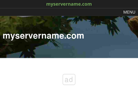 'myservername.com' screenshot