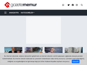 'gazetememur.com' screenshot
