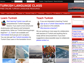 'turkishclass.com' screenshot
