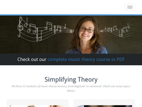 'simplifyingtheory.com' screenshot