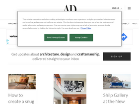 'architecturaldigest.in' screenshot