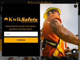 KwikSafety homepage screenshot