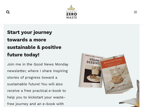 'almostzerowaste.com' screenshot