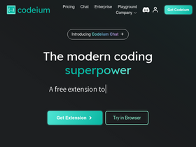 'codeium.com' screenshot