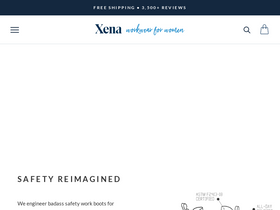 'xenaworkwear.com' screenshot