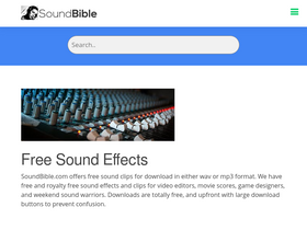 'soundbible.com' screenshot
