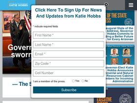 'azgovernor.gov' screenshot