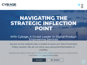 'cybage.com' screenshot