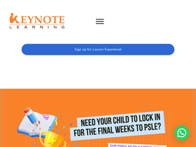 Keynote Learning — Website preview