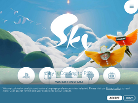 'thatskygame.com' screenshot