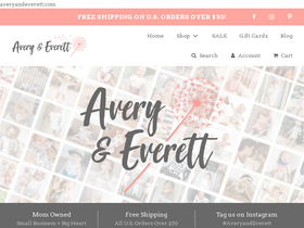 averyandeverett.com homepage screenshot