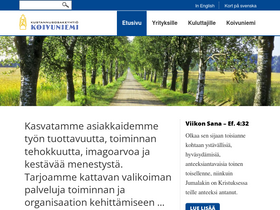 'koivuniemi.com' screenshot