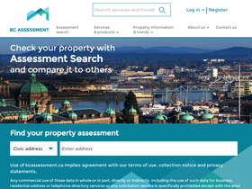 'bcassessment.ca' screenshot