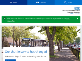 'dbth.nhs.uk' screenshot