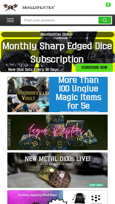 skullsplitterdice.com