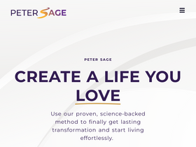 'petersage.com' screenshot