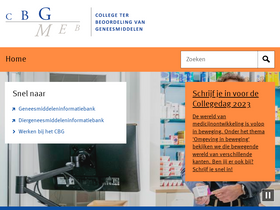 'cbg-meb.nl' screenshot
