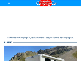 'lemondeducampingcar.fr' screenshot