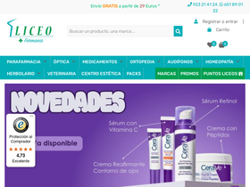 'farmacialiceo.com' screenshot