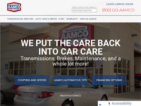 'aamco.com' screenshot